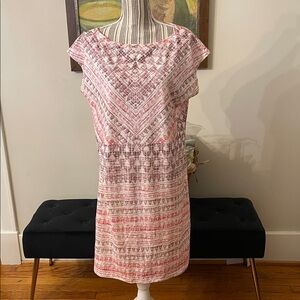 Prana Printed Short Sleeve Dress.